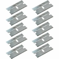MISO TOOLS 10 Stück 40 Mm Ersatzklingen Für Glasschaber Ceranfeldschaber Klingen Schaber