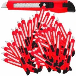 50-200 Stück Teppichmesser 9mm Cuttermesser Paketmesser Universal Cutter Deuba 50 Stück