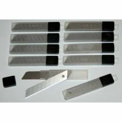 CHILITEC 100 Cuttermesser Abbrechklingen Teppichmesser Cutter Klingen 18mm