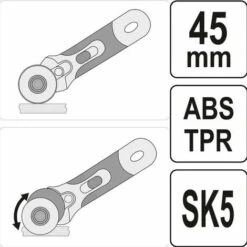YATO Rollmesser Rollschneider Rotationmesser Roll-Schere Schneider Buchbinder Schneiden Trennen Basteln Stoff Papier Pappe ø 45 Mm 6 YATO Rollmesser Rollschneider Rotationmesser Roll-Schere Schneider Buchbinder Schneiden Trennen Basteln Stoff Papier Pappe ø 45 Mm -Schneidwerkzeug US Store 23755301 3