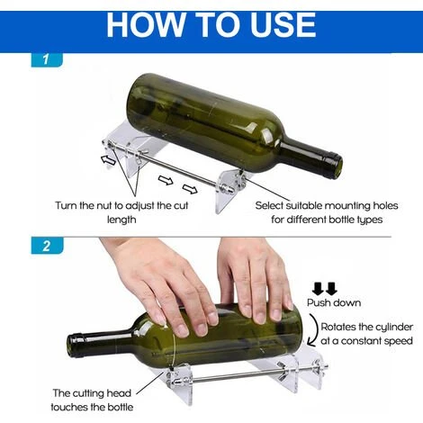 ASUPERMALL Flaschen-Glasschneider Von Diy Werkzeuge Fur Decoupe Carree Rund Oval Flaschen 2 ASUPERMALL Flaschen-Glasschneider Von Diy Werkzeuge Fur Decoupe Carree Rund Oval Flaschen – Bild 2