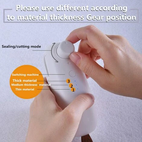 BEARSU Tragbare Mini-Beutel-Versiegelung Heißsiegel-Plastiktüte Wiederaufladbare 2-in-1-Beutel Luftdichte Versiegelung 5 BEARSU Tragbare Mini-Beutel-Versiegelung Heißsiegel-Plastiktüte Wiederaufladbare 2-in-1-Beutel Luftdichte Versiegelung – Bild 5