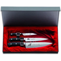 Schneidwerkzeug US Store 31 F. DICK Messerset Jagd Premier Plus 3-tlg. (Messer Logos, Nichtrostend, 56¡ HRC)