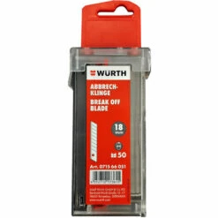WURTH Würth Abbrechklingen Ersatzklingen 18 Mm 50 Stück Spender 071566051