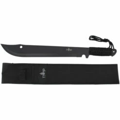 Machete Third, Klinge Aus Rostfreiem Stahl, 39 Cm, Satiniert, Griff Aus Geflochtenem Seil, Gesamtlänge 51,5 Cm, 13796