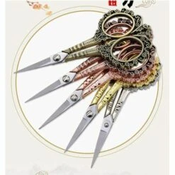 BARES 1 Packung Maniküre-Tools Vintage Pflaumen-Schere European Simple Style Stilvolle Schere Multifunktionale Nagelschere Edelstahl (Kupfer) -Schneidwerkzeug US Store 39639234 5