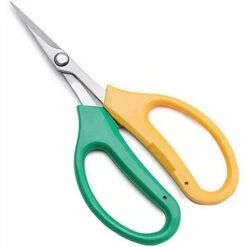 BARES Robuste Garten-, Obst- Und Traubenschere Mit Weichen Griffen Und Gebogener Klinge