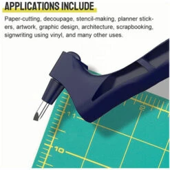 ASUPERMALL Edelstahl-Bastelmesser Prazisions-Handwerks-Schneidwerkzeuge 360-Grad-rotierende Klinge Handheld-Cutter Mit 30°-Klinge Fur Hobby-Kunsthandwerk-Scrapbook 9 ASUPERMALL Edelstahl-Bastelmesser Prazisions-Handwerks-Schneidwerkzeuge 360-Grad-rotierende Klinge Handheld-Cutter Mit 30°-Klinge Fur Hobby-Kunsthandwerk-Scrapbook -Schneidwerkzeug US Store 42512858 5