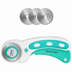 Schneidwerkzeug US Store 12 Das ILoveMilan Rotary Knife Kit Mit Austauschbaren Klingen Eignet Sich Hervorragend Zum Nähen, Stoffschneiden, Papierschneiden, Lederschneiden Usw. Sehr Gut Geeignet Für Handwerker, Schneider Etc. Grün