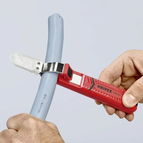 Knipex 16 20 165 SB Abisoliermesser Geeignet Für Rundkabel 8 Bis 28 Mm 2 Knipex 16 20 165 SB Abisoliermesser Geeignet Für Rundkabel 8 Bis 28 Mm – Bild 2