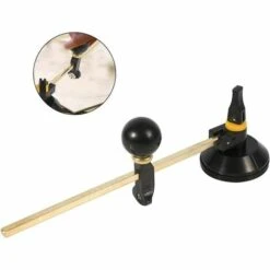 LANGRAY Rundglasschneider Mit Saugnapfschneidwerkzeugen, Diamantschneidkreisdurchmesser 400 Mm Für Professionelle Bastler