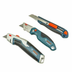Bosch Professional Messer Set Mit Universal Messer, Klappmesser, Cuttermesser Inkl. Ersatzklingen