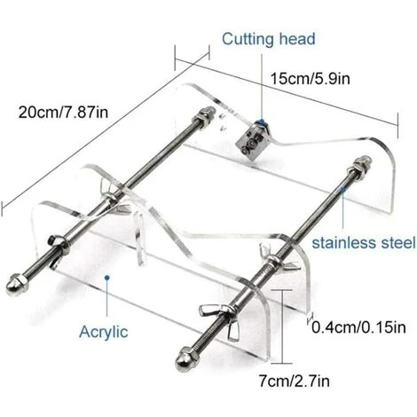 Betterlife DIY Glasflaschenschneider Wein Bierflaschen Schneidewerkzeug Blau Antirost Glasflaschen Schneidemaschine Zum Schneiden Von Schnaps Schnaps Runde Flaschen , 1 Stück Blau 2 Betterlife DIY Glasflaschenschneider Wein Bierflaschen Schneidewerkzeug Blau Antirost Glasflaschen Schneidemaschine Zum Schneiden Von Schnaps Schnaps Runde Flaschen , 1 Stück Blau – Bild 2