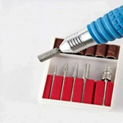 QERSTA Professionelles Nagelpolierset, Nagelpoliermaschine, Universeller Schleifkopf, Professionelle Nagelmaniküre, Für Maniküre, Pediküre, Peeling, Polieren, Schleifen -Schneidwerkzeug US Store 54919620 3