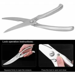 Edelstahlschere 4,5 X 25 Cm FUIENKO -Schneidwerkzeug US Store 56420336 4