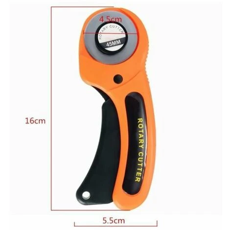 Nähschere 16.5x6.5x2.1 Cm Orange FUIENKO 4 Nähschere 16.5x6.5x2.1 Cm Orange FUIENKO – Bild 4