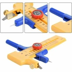 BEARSU Einstellbares Kompass-Cutter-Kreisschneider-Messer Für Papier/Folie/Leder/Handwerk Kompass-Kreisschneider 10,5 X 11 Cm -Schneidwerkzeug US Store 59688453 3