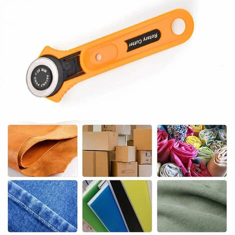 QERSTA 28 Mm Patchwork-Walzenmesser, Schneidemesser Für Stoff, Leder, Papier, Bastelstoffe, Rotationsschneider 4 QERSTA 28 Mm Patchwork-Walzenmesser, Schneidemesser Für Stoff, Leder, Papier, Bastelstoffe, Rotationsschneider – Bild 4