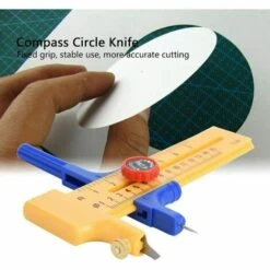QERSTA Einstellbares Kompass-Cutter Circle Cutter Messer Für Papier/Folie/Leder/Handwerk Compass Circle Cutter -Schneidwerkzeug US Store 64156086 5