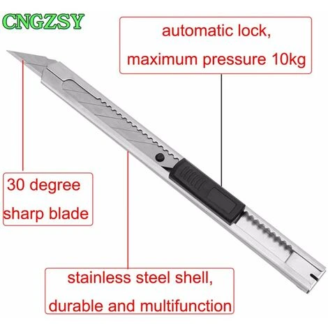 Fuienko 10 Stücke Vinyl Film Schneiden Messer Mini Edelstahl Tasche Schule Büro Schreibwaren Cutter Papier Grafiken Diy Messer 10E02 4 Fuienko 10 Stücke Vinyl Film Schneiden Messer Mini Edelstahl Tasche Schule Büro Schreibwaren Cutter Papier Grafiken Diy Messer 10E02 – Bild 4