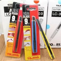 FUIENKO 10 Pcs Tajima Utility Messer Ersatz Klingen Papier Und Büro Messer DIY Kunst Cutter Schreibwaren Schule Werkzeuge Papier Cutter LC303 -Schneidwerkzeug US Store 65280372 5