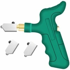 SUPERSELLER Einfacher Glasschneider Handgeführter Glasschneidersatz Wird Mit Zwei Ersatzköpfen Geliefert