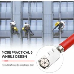 SUPERSELLER Roller 6 Rad Glasschneider Multifunktionaler Glasschneider Glasfliesen-Stiftschneider -Schneidwerkzeug US Store 65493581 5