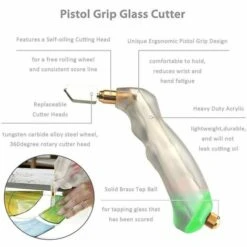 HEGUYEY Hartmetall-Glasschneider, Hochleistungs-Guss-Glasschneider -Schneidwerkzeug US Store 66204940 4