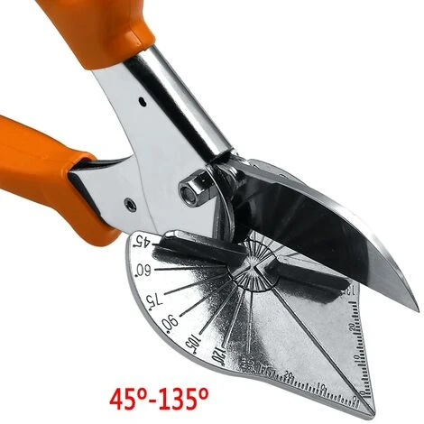 DECKON Kanalschneider 45-180 Grad Multi-Winkel-Gehrungsverkleidungsdraht PVC PE-Kunststoffrohrschneider Scherenklempnerwerkzeug Für Heimtextilien 5 DECKON Kanalschneider 45-180 Grad Multi-Winkel-Gehrungsverkleidungsdraht PVC PE-Kunststoffrohrschneider Scherenklempnerwerkzeug Für Heimtextilien – Bild 5