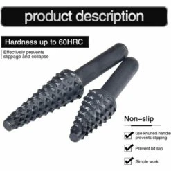 DECKON 5 Stück Frässtifte 1/4" 6mm Schaft Drehbohrer Drehraspel Bohrer Set Holzbearbeitung Meißel Rollschneider Prägung Polieren Gravurkopf Elektrowerkzeuge -Schneidwerkzeug US Store 66984520 3