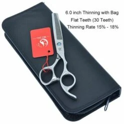 6.0 "Fuienko Professionellen Ausdünnung Schere Friseur Haar Scheren Haar Trimmen Tesoura Haarpflege Styling Werkzeuge A0090A,A0159A-04-60
