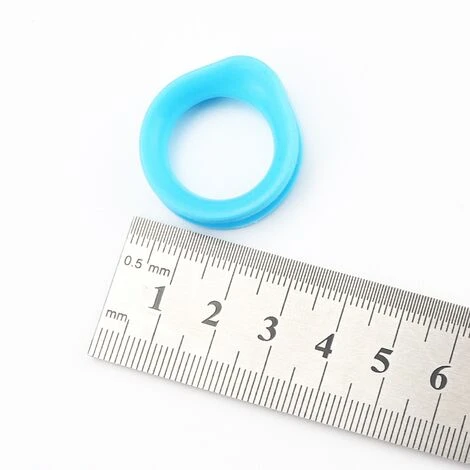 FUIENKO 10 Stücke/lot 2,5 Cm X 2cm1 Größe Silica Gel Finger Ringe Fit Jede Schere Einsätze Haar Schneiden Styling Werkzeuge Zubehör Salon Teile,10pcs Mix 2 FUIENKO 10 Stücke/lot 2,5 Cm X 2cm1 Größe Silica Gel Finger Ringe Fit Jede Schere Einsätze Haar Schneiden Styling Werkzeuge Zubehör Salon Teile,10pcs Mix – Bild 2