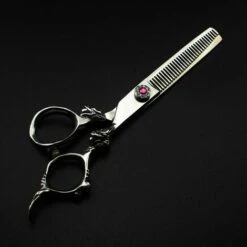 FUIENKO Professionelle Japan 440c 6 ''silber Drachen Haar Schneiden Schere Haarschnitt Verdünnung Barber Friseur Scheren Friseur Schere,thinning -Schneidwerkzeug US Store 67130410 4