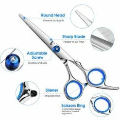 FUIENKO 10PCS Friseur Schere Kit 6 Zoll Professional Hair Schneiden Ausdünnung Schere Edelstahl Friseur Haarschnitt,SET 3,CN 8 FUIENKO 10PCS Friseur Schere Kit 6 Zoll Professional Hair Schneiden Ausdünnung Schere Edelstahl Friseur Haarschnitt,SET 3,CN -Schneidwerkzeug US Store 67130435 4