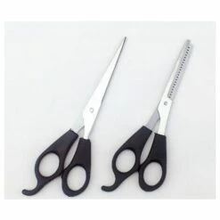 FUIENKO 2 Teile/los Professionelle Pony Haar Schneiden Werkzeug Schere Frisur Typing Trim Styling,2 PCS,Russische Föderation