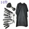 FUIENKO 14 Teile/satz Friseur Schere Kit Professional Hair Schneiden Schere Schere Mit Haar Kämme Cape Haar Pinsel Für Salon Friseure,Black,Vereinigten Staaten