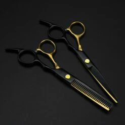 FUIENKO Professionelle JP 440c Stahl 6 Zoll Schwarz Gold Haar Schneiden Schere Haarschnitt Verdünnung Barber Cut Scheren Werkzeuge Friseur Schere,cutting 8 FUIENKO Professionelle JP 440c Stahl 6 Zoll Schwarz Gold Haar Schneiden Schere Haarschnitt Verdünnung Barber Cut Scheren Werkzeuge Friseur Schere,cutting -Schneidwerkzeug US Store 67130969 4