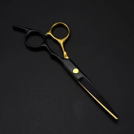 FUIENKO Professionelle JP 440c Stahl 6 Zoll Schwarz Gold Haar Schneiden Schere Haarschnitt Verdünnung Barber Cut Scheren Werkzeuge Friseur Schere,cutting 5 FUIENKO Professionelle JP 440c Stahl 6 Zoll Schwarz Gold Haar Schneiden Schere Haarschnitt Verdünnung Barber Cut Scheren Werkzeuge Friseur Schere,cutting – Bild 5