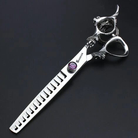 FUIENKO Schere Werkzeug Set 7 Zoll Flach Geschnitten Zahn Schere Edelstahl Hundesalon Schere Edelstahl Haarschnitt,7 Inch Thin 1 FUIENKO Schere Werkzeug Set 7 Zoll Flach Geschnitten Zahn Schere Edelstahl Hundesalon Schere Edelstahl Haarschnitt,7 Inch Thin