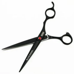 FUIENKO SCHWARZ RITTER 7 Zoll Friseur Schere Haar Schneiden Barber Schere Pet Schere Salon Schwarz Stil,1 Pcs -Schneidwerkzeug US Store 67131248 4