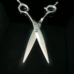 FUIENKO Titan Professionelle Barber Friseur Gebogenen Schere Haare Schneiden Schere Japan Stahl SUS440C,TS160 7 FUIENKO Titan Professionelle Barber Friseur Gebogenen Schere Haare Schneiden Schere Japan Stahl SUS440C,TS160 -Schneidwerkzeug US Store 67131296 3