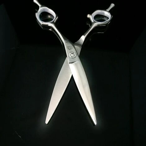 FUIENKO Titan Professionelle Barber Friseur Gebogenen Schere Haare Schneiden Schere Japan Stahl SUS440C,TS160 3 FUIENKO Titan Professionelle Barber Friseur Gebogenen Schere Haare Schneiden Schere Japan Stahl SUS440C,TS160 – Bild 3