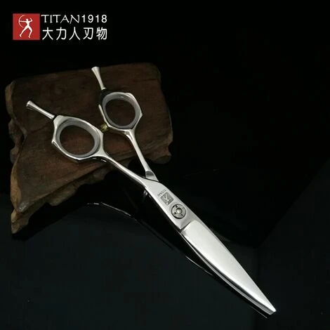 FUIENKO Titan Professionelle Barber Friseur Gebogenen Schere Haare Schneiden Schere Japan Stahl SUS440C,TS160 5 FUIENKO Titan Professionelle Barber Friseur Gebogenen Schere Haare Schneiden Schere Japan Stahl SUS440C,TS160 – Bild 5