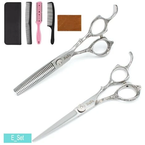 Fuienko Schneiden Schere Schere Professional 6 Zoll Barber Edelstahl Friseursalon Rasierer Scher Für Männer Frauen Kinder Salon,C-Thinning 4 Fuienko Schneiden Schere Schere Professional 6 Zoll Barber Edelstahl Friseursalon Rasierer Scher Für Männer Frauen Kinder Salon,C-Thinning – Bild 4