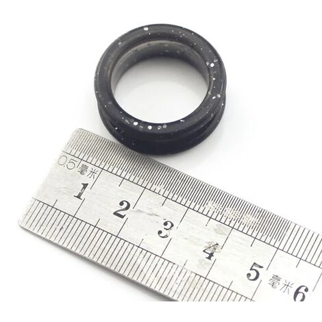 FUIENKO 10 Stücke Professionelle Silica Gel Haar Schere Ring Schneiden Barber Schleife Scissor Kreis Ausdünnung Schere Friseur Schere Ringe,Lila 5 FUIENKO 10 Stücke Professionelle Silica Gel Haar Schere Ring Schneiden Barber Schleife Scissor Kreis Ausdünnung Schere Friseur Schere Ringe,Lila – Bild 5