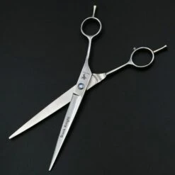 FUIENKO SCHWARZ RITTER Professionelle 7 Zoll Haar Schere Barber Friseur Schneiden Schere Pet Schere Für Linke Hand Und Die Rechte Hand,1 Pcs -Schneidwerkzeug US Store 67131478 4