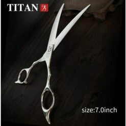 FUIENKO Titan Professional Hair Schere Friseur Schere Friseur Haare Schneiden Schere Scissor 6,5 Zoll 7,0 Zoll Schere Gebogene Schere,HPC65(6.5INCH) -Schneidwerkzeug US Store 67131511 5
