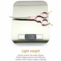 Haustier Hund Pflege Schere Kurve 6 Inch Gebogene Schere Rosa Goldene Oder Blau Griff Super Japan 440C Fuienko TOP KLASSE NEUE,6 INCH Pink Handle 1 -Schneidwerkzeug US Store 67131538 3