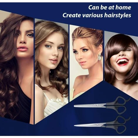 FUIENKO SENIGNOL 3PCS Friseur Schere Haare Schneiden Friseur Set Styling Werkzeug Friseur Kamm Friseur Zubehör 2 FUIENKO SENIGNOL 3PCS Friseur Schere Haare Schneiden Friseur Set Styling Werkzeug Friseur Kamm Friseur Zubehör – Bild 2