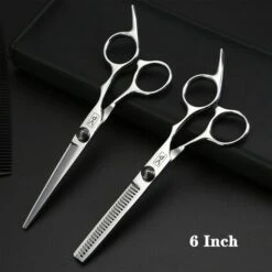 FUIENKO Professionelle Japan 440C 6'' Haar Schere Haarschnitt Scissor Verdünnung Barber Schneiden Scheren Friseur Schere Barbershop Set,cutting And Thinning
